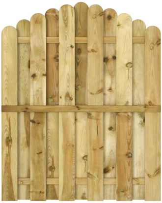vidaXL Puerta De Jard&iacute;n Madera De Pino Impregnada 100x125 Cm Vidaxl