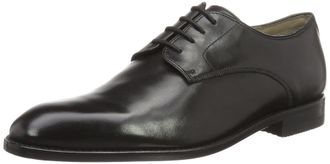 Clarks Mens Twinley Lace derby shoess, Black (Black Leather), 7.5 UK