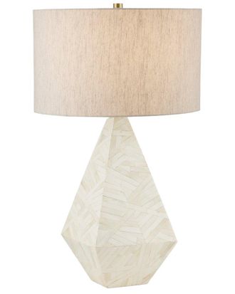 Currey & Company 29In Elysium White Bone Table Lamp