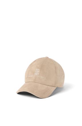 Brunello Cucinelli Suede baseball cap in Tobacco at Nordstrom, Size X-Large