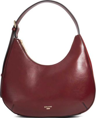 Dune London Daintilies Faux Leather Shoulder Bag in Burgundy at Nordstrom Rack