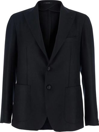 Tagliatore single-breasted blazer - Black