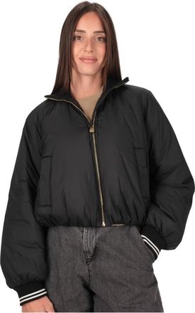Pinko Bomber Oversize - Dames - Winterjassen - Zwart - M - Jassen