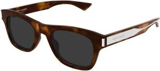 Saint Laurent Sunglasses, male, Brown, Size: 51 MM Sunglasses