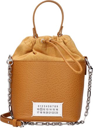 Maison Margiela Brown Leather Womens Handbag