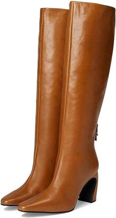 Free People Date Night Tall Boots Womens Boots Tan Leather : EU 38.5 (US Womens 8.5) M, Suede/Leather
