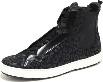 Hogan Gym 2420P1907Acb 999 Hi-Top Sneakers - Heren - Sneakers - Zwart - 42 EU - Schoenen