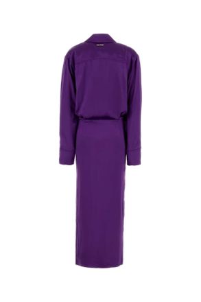 The Attico Womens Dress Shirt Purple