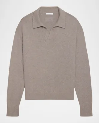 Helmut Lang Men & apos;s Brushed Polo Sweater