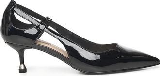 Liu Jo P pumps van lakleer met uitgesneden details - Dames - Pumps - Zwart - 39 EU - Leer - Schoenen