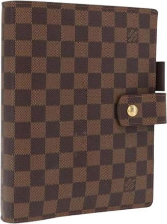 Louis Vuitton Pre-owned Accessories, female, Brown, Size: ONE SIZE Pre-owned Canvas Home-Office