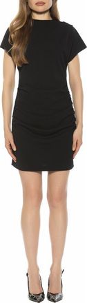 Alexia Admor Islae Funnel Neck Minidress in Black at Nordstrom Rack, Size X-Large