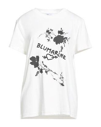Tシャツ・カットソー BLUMARINE Woman T-Shirt White 2T094A N0100 Blumarine: White Casual T-Shirts now up to −77% | Stylight