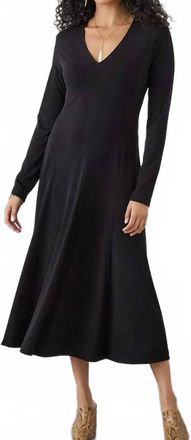 Karen Kane Kate Midi Dress In Black