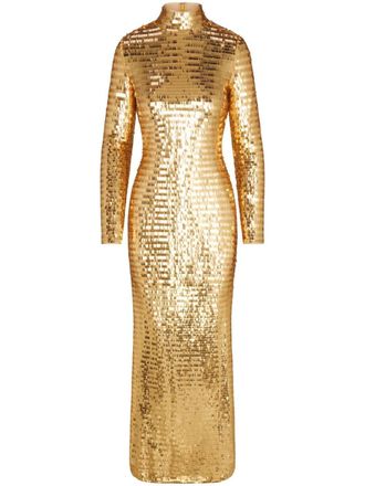 Simon Miller Sculpty maxi-jurk - Goud