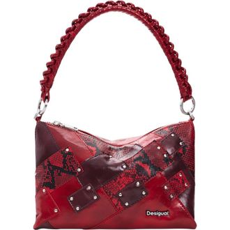 Desigual Faux Leather Crossbody Bag in Red at Nordstrom