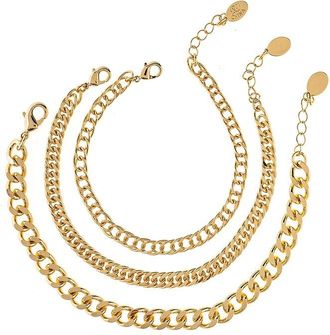 Rivka Friedman 18K Plated Stackable Bracelet