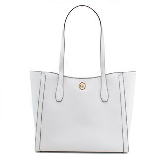Michael Kors White Canvas Tote Womens Bag
