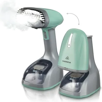 KASANOVA Ferro da stiro verticale pieghevole 1500 W verde