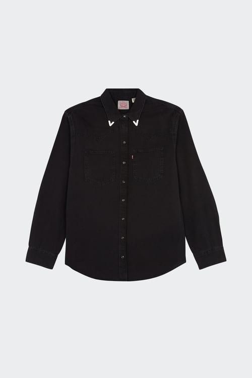 Chemise Western Femme Roper Noir Imprimé Floral Marron - Taille 2XL, Manches Courtes, Neuve étiquetée
