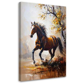 Feeby Impresi&oacute;n De Imagen Caballo Al Galope Animales Naturaleza 70x100
