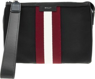 Bally Code Pouch in Black Nylon