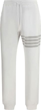Thom Browne White Stripes Regular Joggers