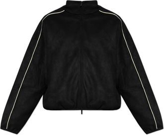 Fear of God Signature Modern Track Jacket - Heren - Vesten met rits - Zwart - XS - Su&egrave;de - Hoodies & sweatvesten