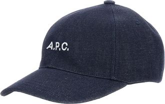 A.P.C. Charlie Baseball Cap - Heren - Petten - Blauw - 56 CM - Katoen - Accessoires