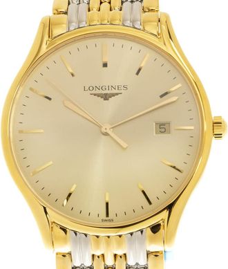 Longines Grande Classique Golden Dial Mens Watch L4.859.2.32.7