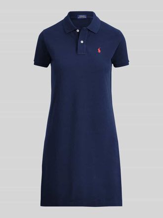 Polo Ralph Lauren Regular Fit Minikleid mit Logo-Stitching Modell Polo in Marine, Gr&ouml;&szlig;e XL
