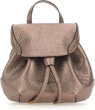 Gianni Chiarini Violette Rugzak - Dames - Rugzakken - Bruin - ONE Size - Leer - Tassen