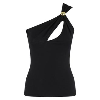 Federica Tosi Dames, Tops, Zwart, Maat: XS Viscose