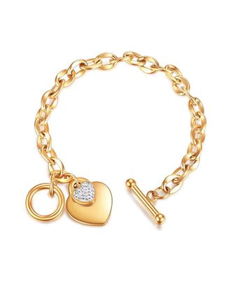 Liv Oliver 18K Plated 0.25 Ct. Tw. Cz Bracelet