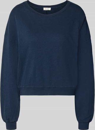 American Vintage American Vintage Sweatshirt mit &uuml;berschnittenen Schultern Modell SONOMA in Marine, Gr&ouml;&szlig;e L