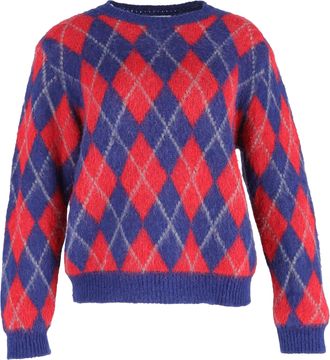 Sandro Sandro Jona Argyle trui in veelkleurige acryl