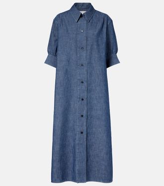 Jil Sander Cotton chambray shirt dress