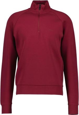 HUGO BOSS Zip-throughs - Heren - Sweatshirts & Hoodies - Roze - Maat: M Katoen