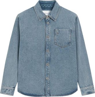 Ami Camisa de mezclilla - Shirts - Hombre - Azul - XL