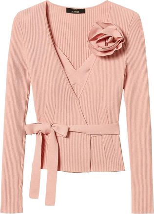 Twin-Set Twee broche gebreide tops - Roze