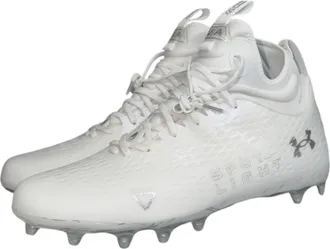 Under Armour Mens Sportlight Lux Mc 2.0 Football Cleat Shoe In White