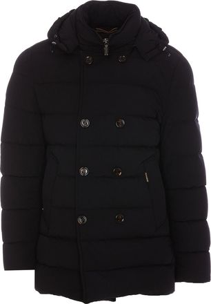 Moorer down jacket with frontal zip