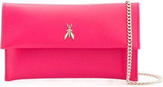 Patrizia Pepe Fly clutch bag - women - Polyester/Calf Leather - One Size - Pink