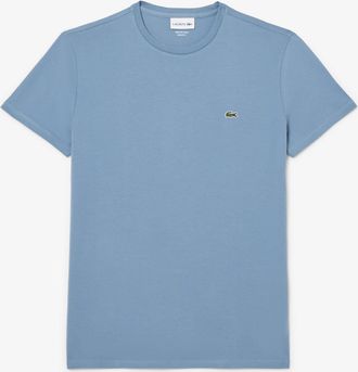 Lacoste Heren Pima Katoen T-Shirt (Lichtblauw)