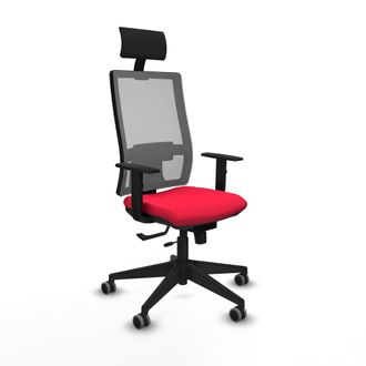 Piqueras y Crespo Silla De Oficina Con Cabecero Piqueras Y Crespo 1d066g1 Rojo