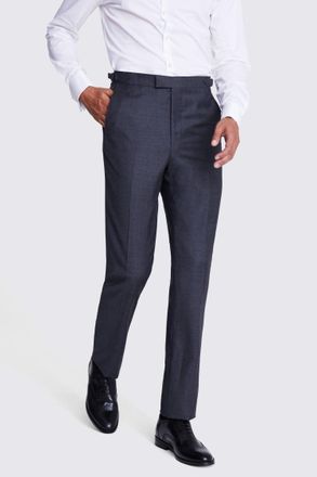 Vitale Barberis Italian Tailored Fit Grey Trousers