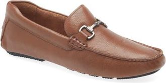 Nordstrom Camden Bit Driving Loafer in Brown Leather at Nordstrom, Size 10.5