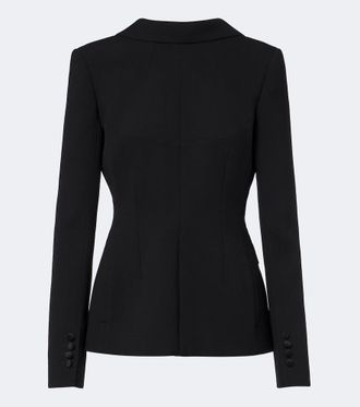 Dolce & Gabbana Virgin wool cr&ecirc;pe blazer