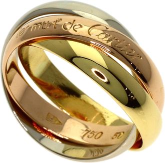 Cartier Yellow Gold (18K) Pink Gold (18K) White Gold (18K) Band Ring (Pre-Owned)