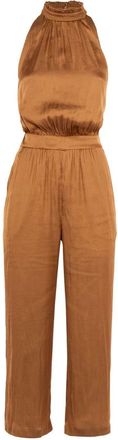 Pinko Elegante Hedendaagse Jurk - Dames - Jumpsuits - Oranje - M - Polyester - Jumpsuits & Playsuits